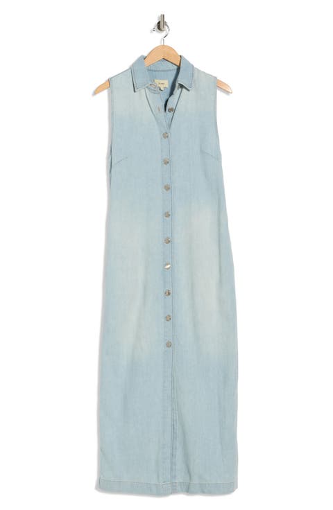 Iliana Sleeveless Denim Dress