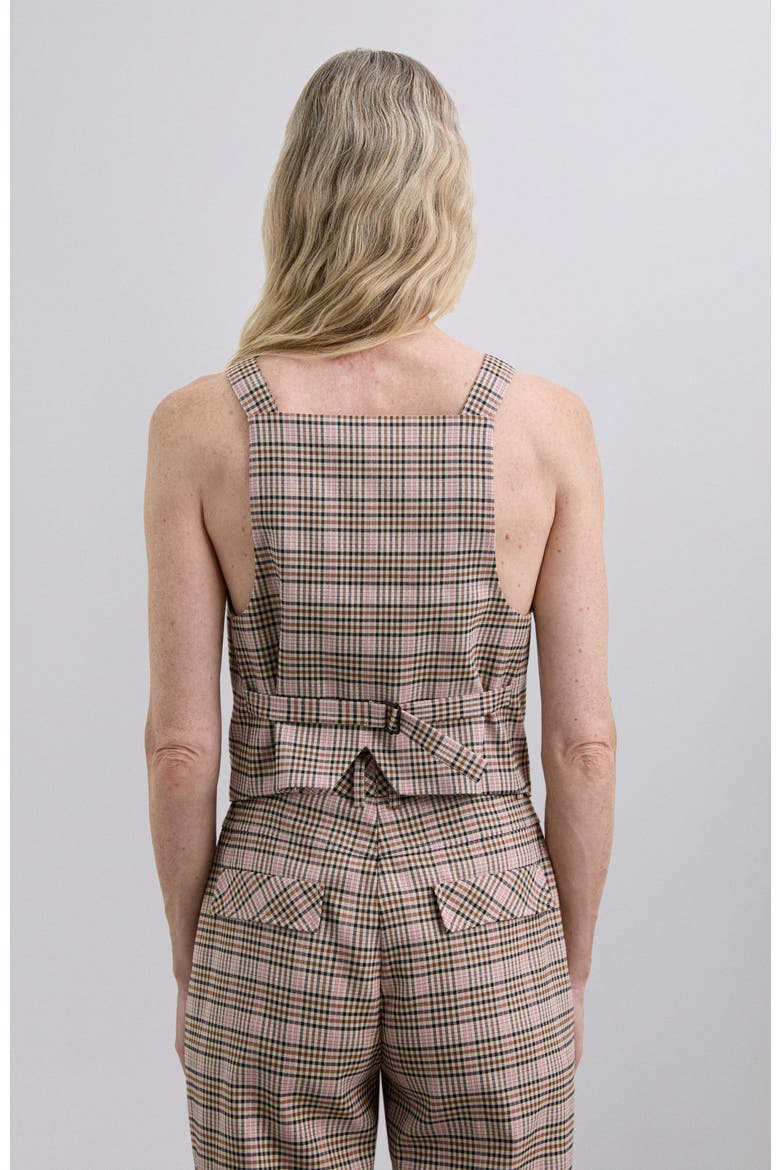 Pinkcheck Vest, Alternate, color, Pinkcheck
