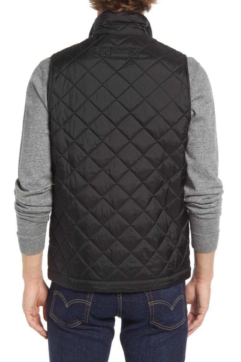 Barlow Quilted Vest, Alternate, color, BLACK