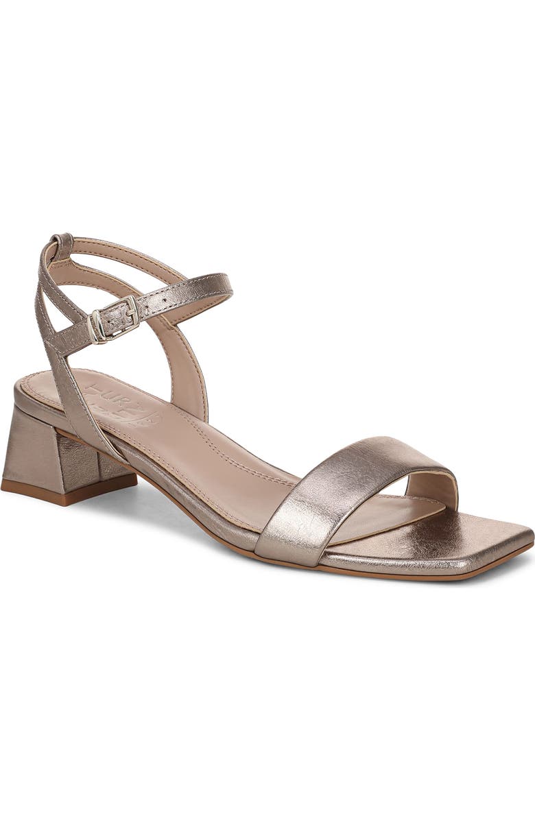 Naturalizer Hana Ankle Strap Sandal, Main, color, Patina Pewter