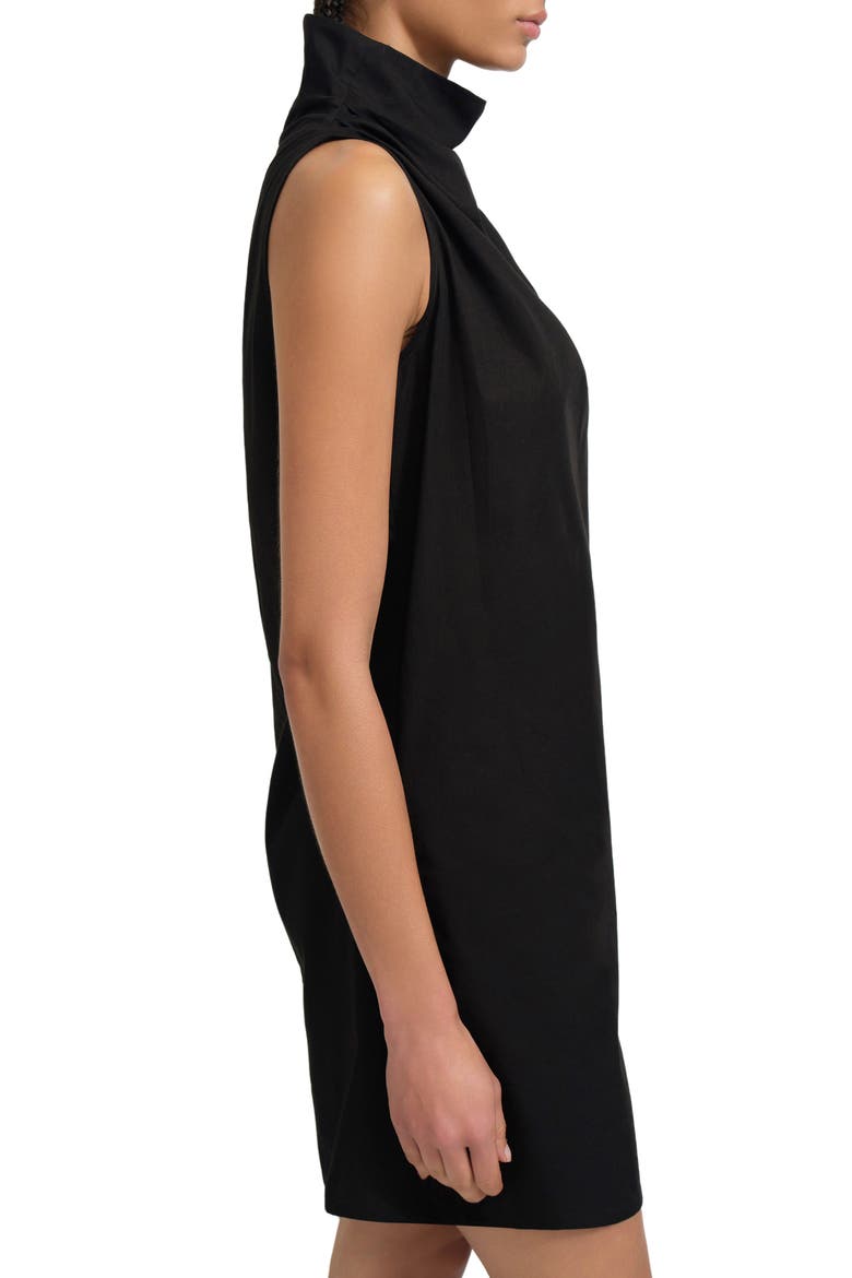 Minna Poplin Shift Dress, Alternate, color, BLACK