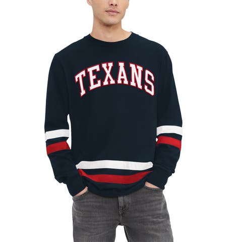 Men's Tommy Hilfiger Navy/Red Houston Texans Nolan Long Sleeve T-Shirt