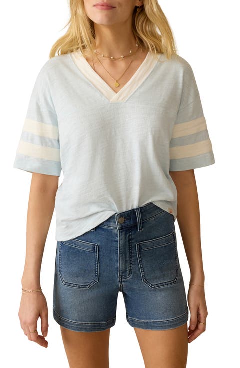 Varsity Stripe Organic Cotton T-Shirt