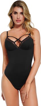 Popilush Shapewear Sheer Mesh Sleeveless
