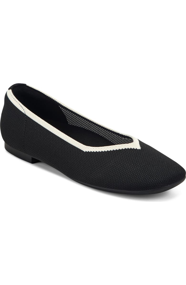 Easy Spirit Norene Flat, Main, color, Black