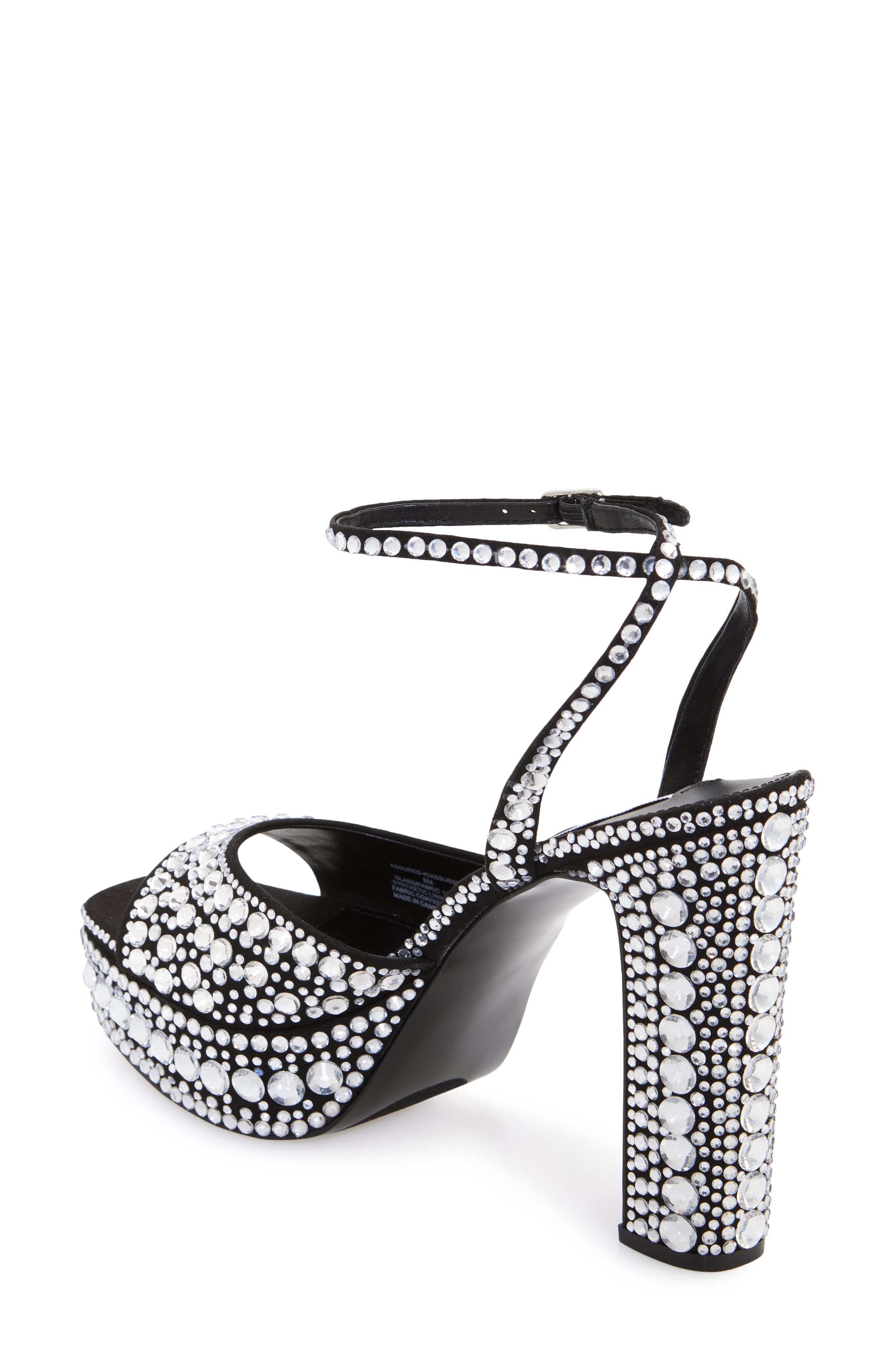 Steve Madden Assured Platform Ankle Strap Sandal, Alternate, color, 