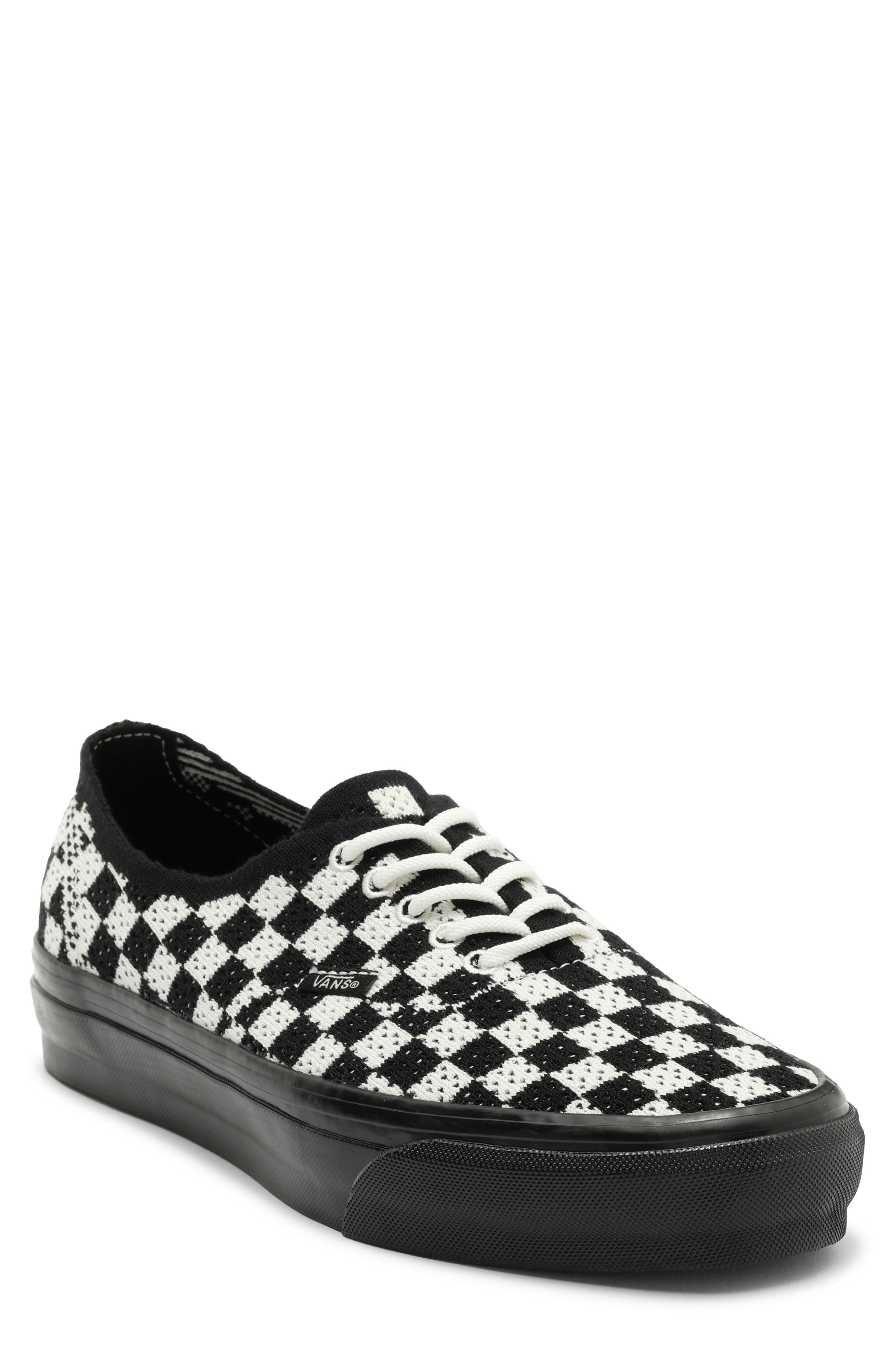 Vans Authentic 44 EK Sneaker, Main, color, Punk Check Black/Marshmallow