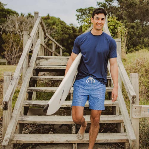 Snapper Rock 4 Way Stretch Swim Short In Blue