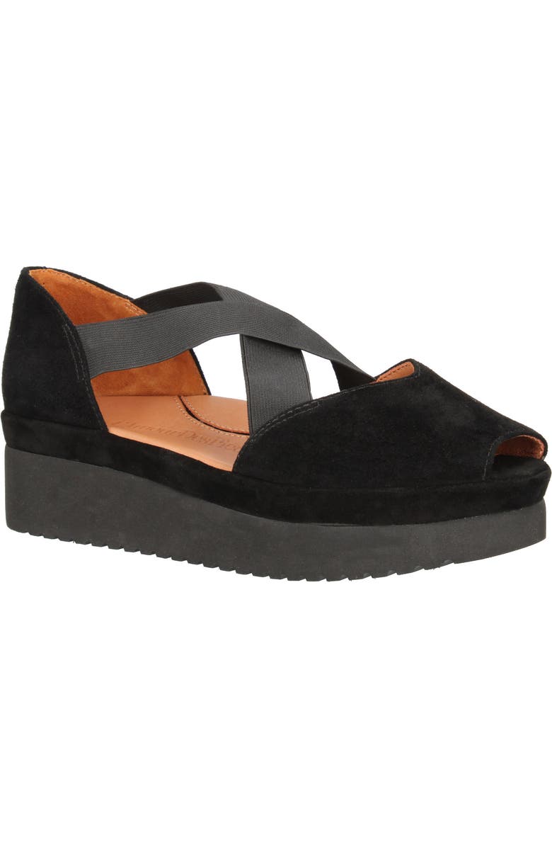 L'Amour des Pieds Alessio Open Toe Wedge, Main, color,