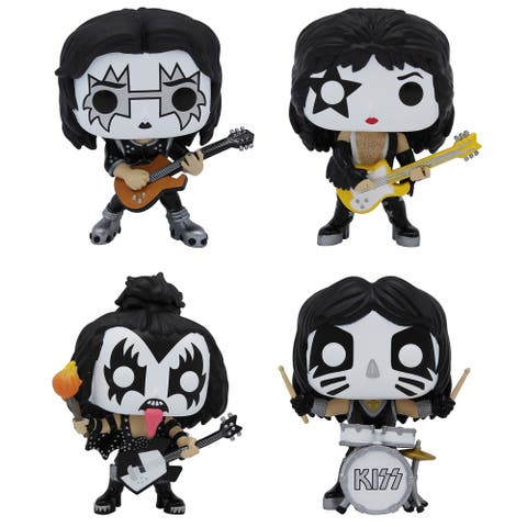 Pop! Kiss Band Set Glow In The Dark Collectible Set Online Exclusive