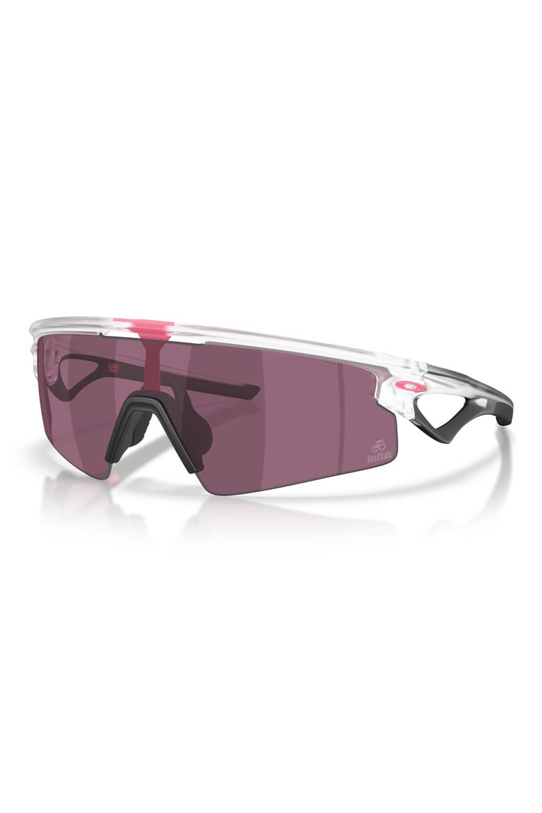 Gender Inclusive Sphaera Strike 37mm Rectangle Sunglasses, Alternate, color, GDI MATTE CLEAR / PRIZM