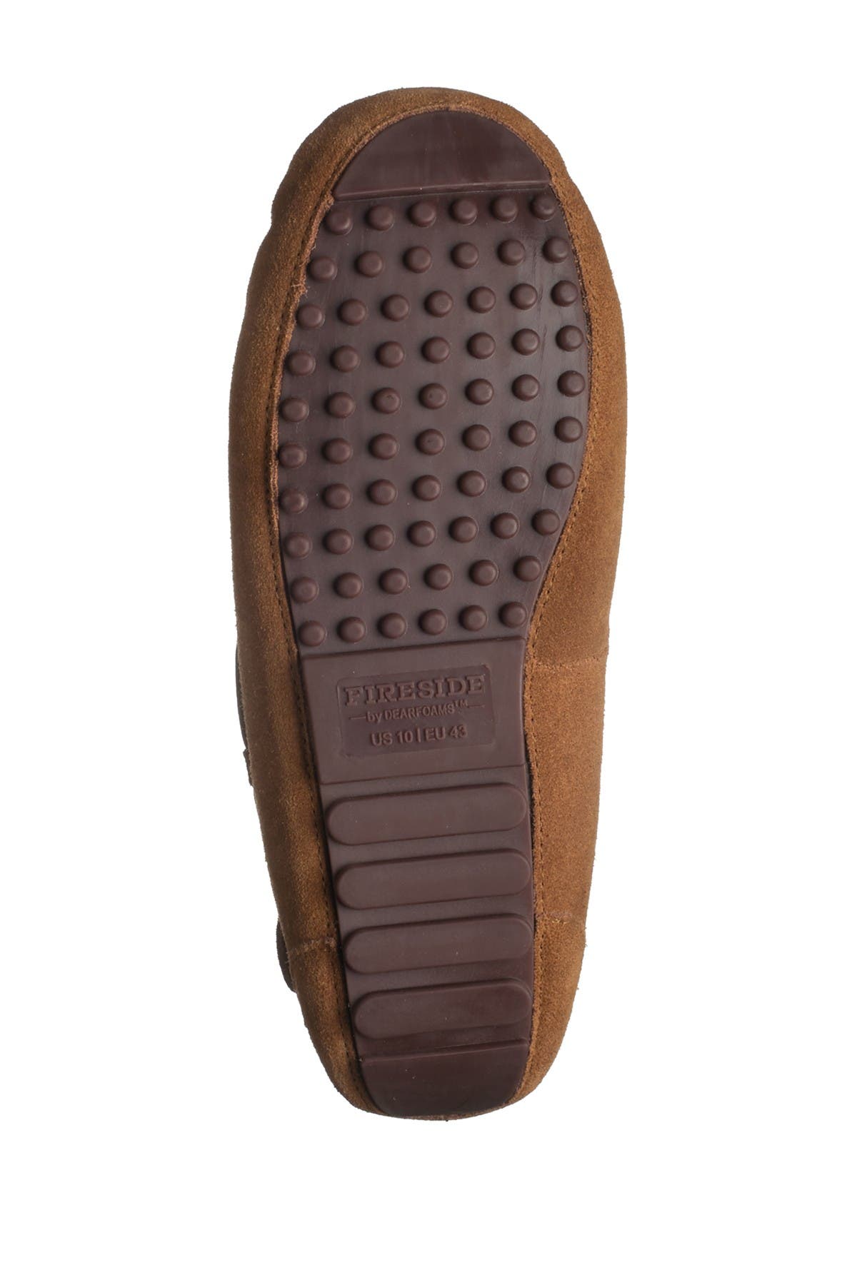 Victor Genuine Shearling Slipper - Wide Width Available, Alternate, color, CHESTNUT