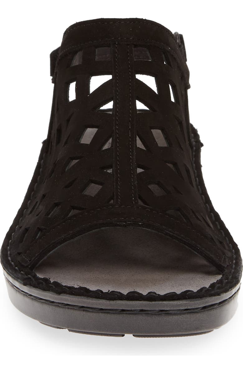 Naot Amadora Slingback Sandal, Alternate, color, Black Velvet