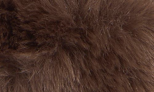 Bcbg Geo Faux Fur Earmuff In Brown