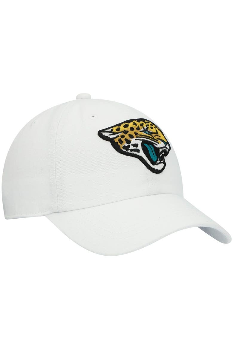 Women's '47 White Jacksonville Jaguars Miata Clean Up Logo Adjustable Hat, Alternate, color, White