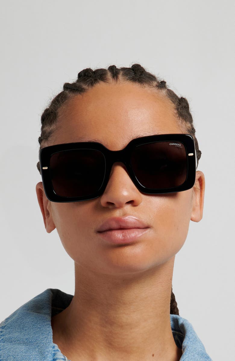 Carrera Eyewear 53mm Rectangular Sunglasses, Alternate, color, 