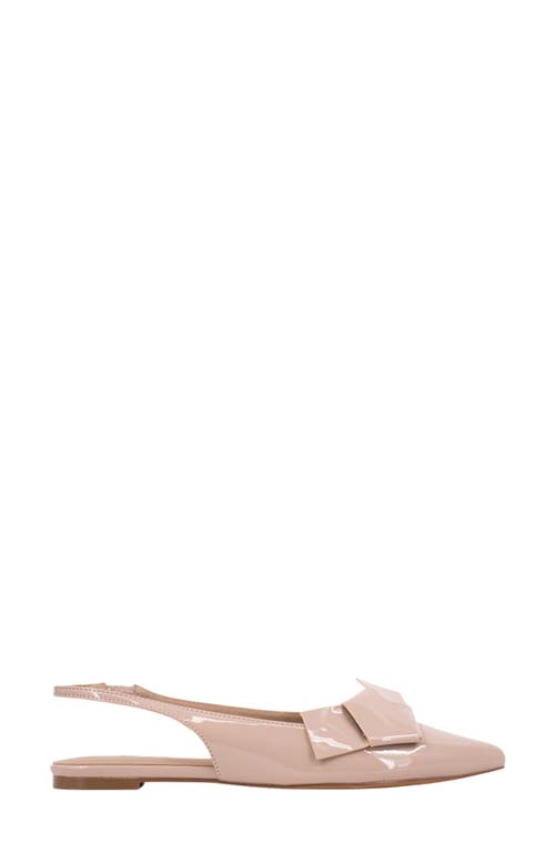 Shushop Audrey Pointed Toe Slingback Flat