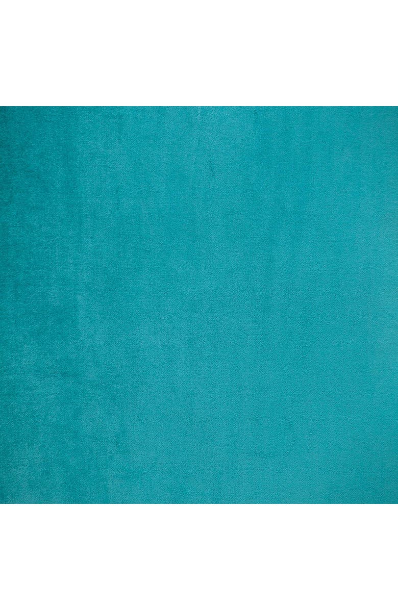 PARKLAND COLLECTION Maia Transitional Aqua Throw Pillow, Alternate, color, Aqua