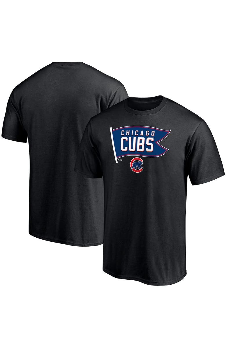 FANATICS Men's Fanatics Branded Black Chicago Cubs Hometown T-Shirt, Alternate, color, 