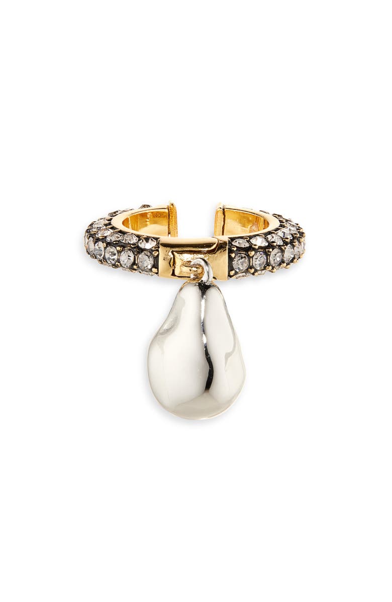 DEMARSON Margo Crystal Pavé Ear Cuff, Main, color, 