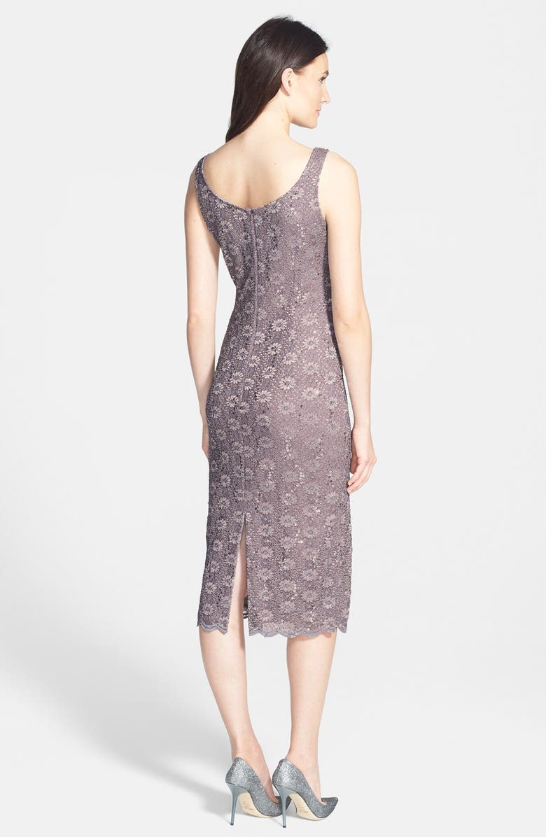 Alex Evenings Embellished Lace Pencil Dress & Jacket, Alternate, color,