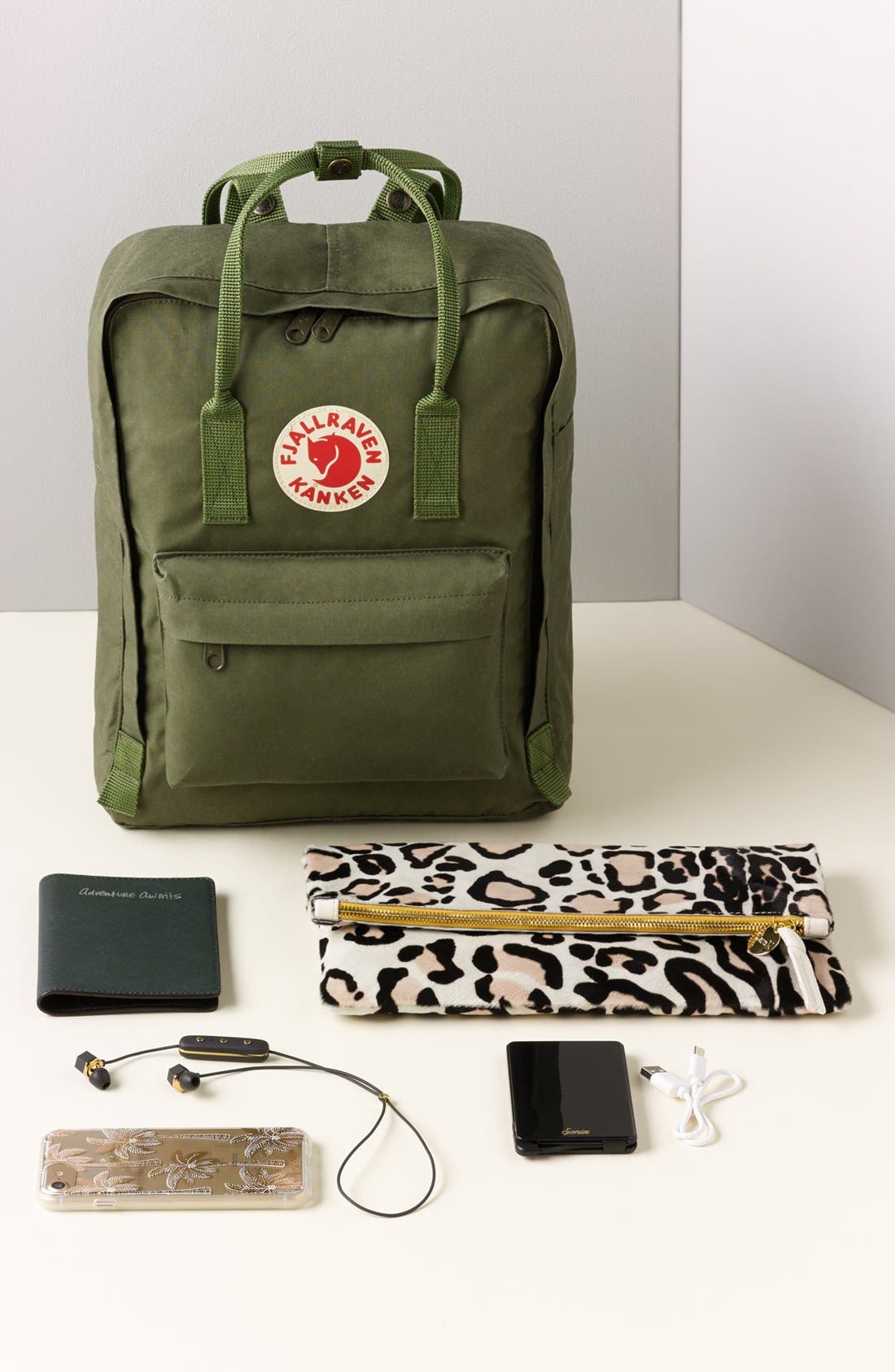 Clare V. Genuine Calf Hair Foldover Clutch, Alternate, color, 