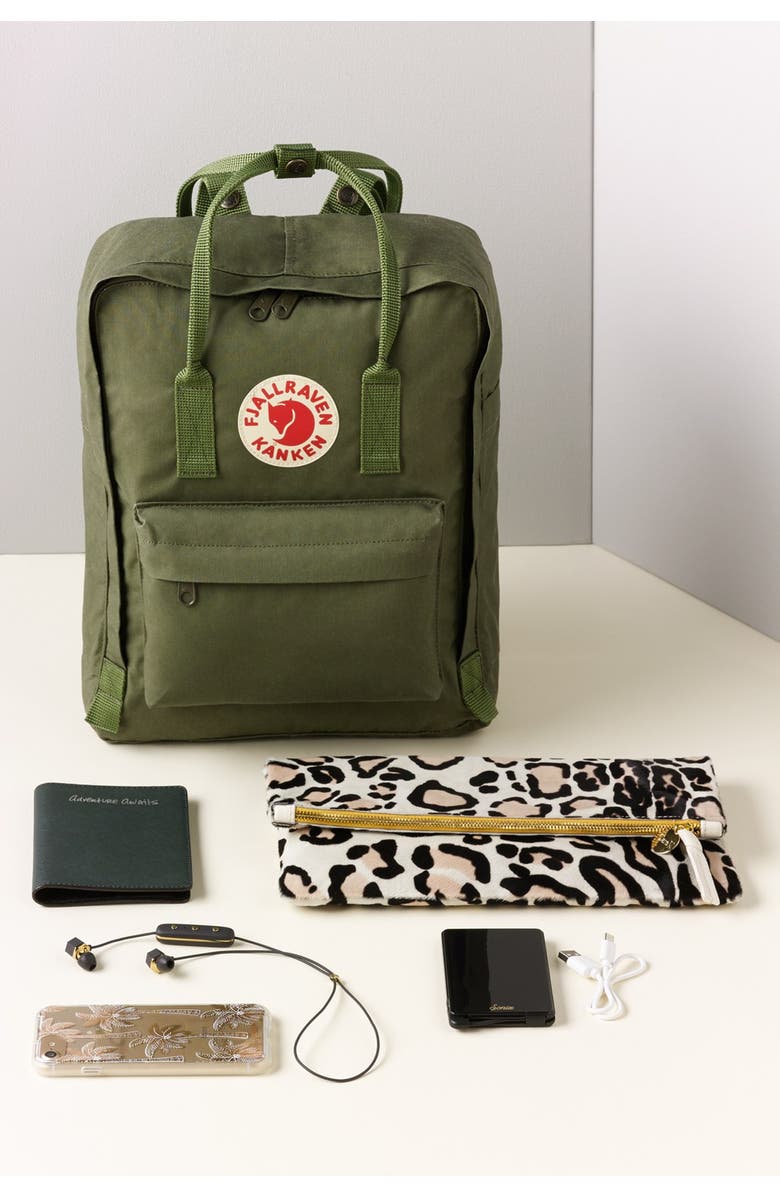 Clare V. Genuine Calf Hair Foldover Clutch, Alternate, color,