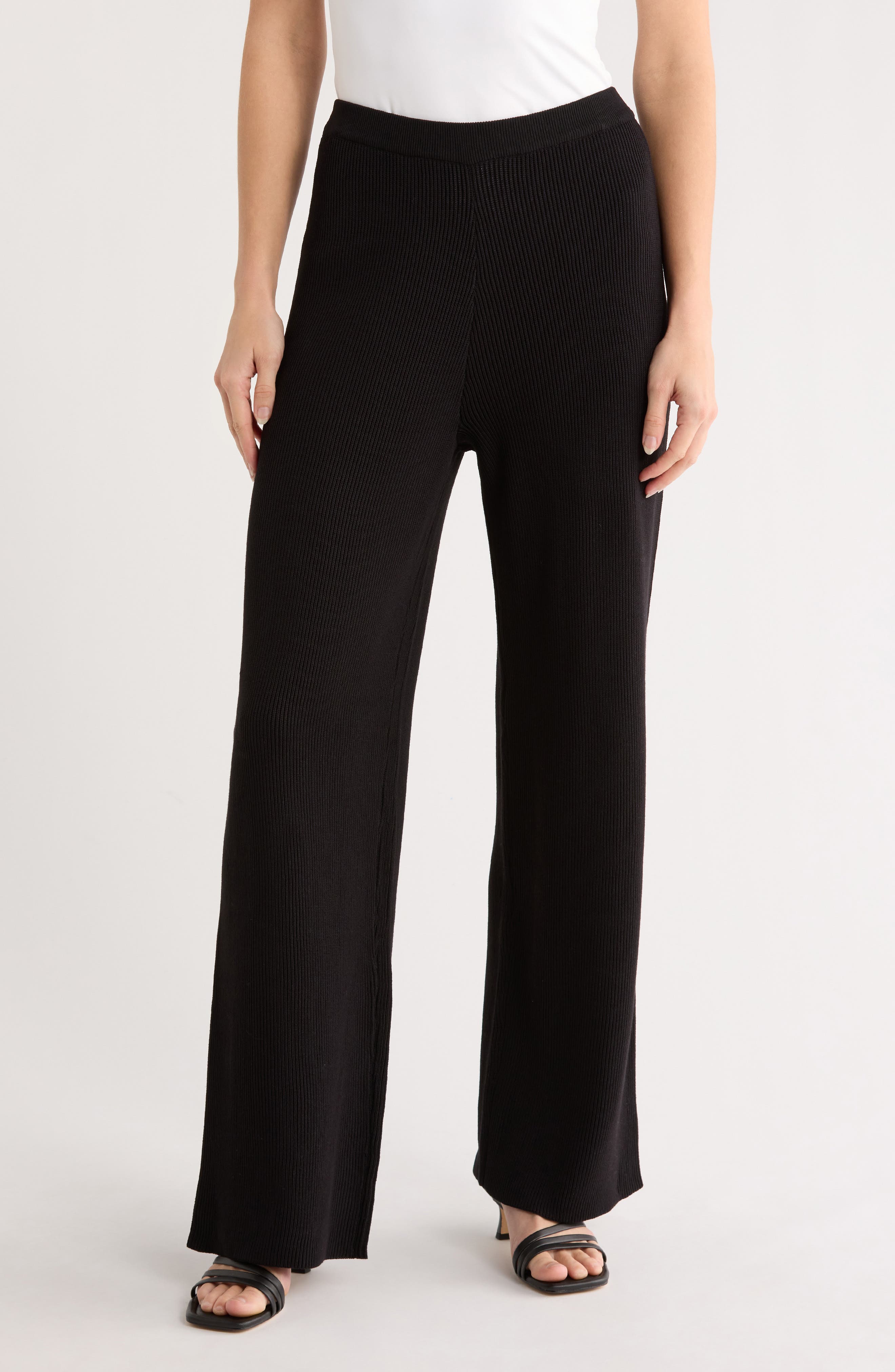 Lucy Paris Grayson Knit Wide Leg Pants