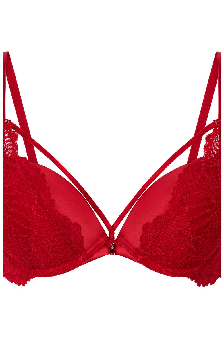 Whitney Padded Underwire Maximizer Bra, Alternate, color, CHILI PEPPER