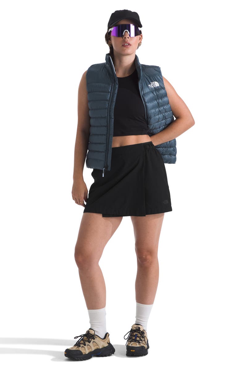 The North Face Basin Pull-On Skort, Alternate, color, Black