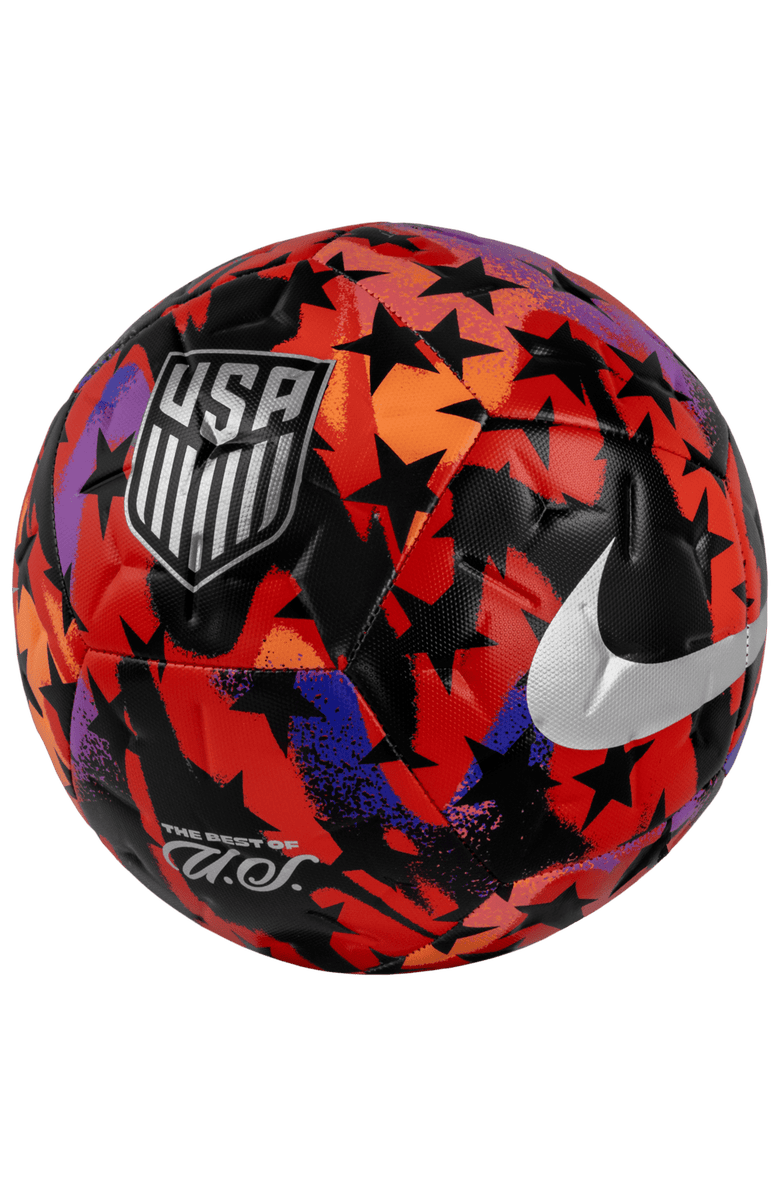 Nike USMNT Academy Soccer Ball, Main, color, Black