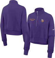 Nike Women's Nike Purple Minnesota Vikings Primetime Phoenix Half-Zip Sweatshirt