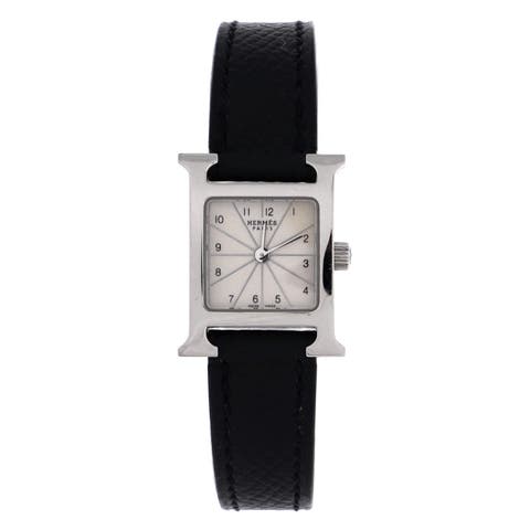 Heure H Quartz Watch Stainless Steel and Leather 17