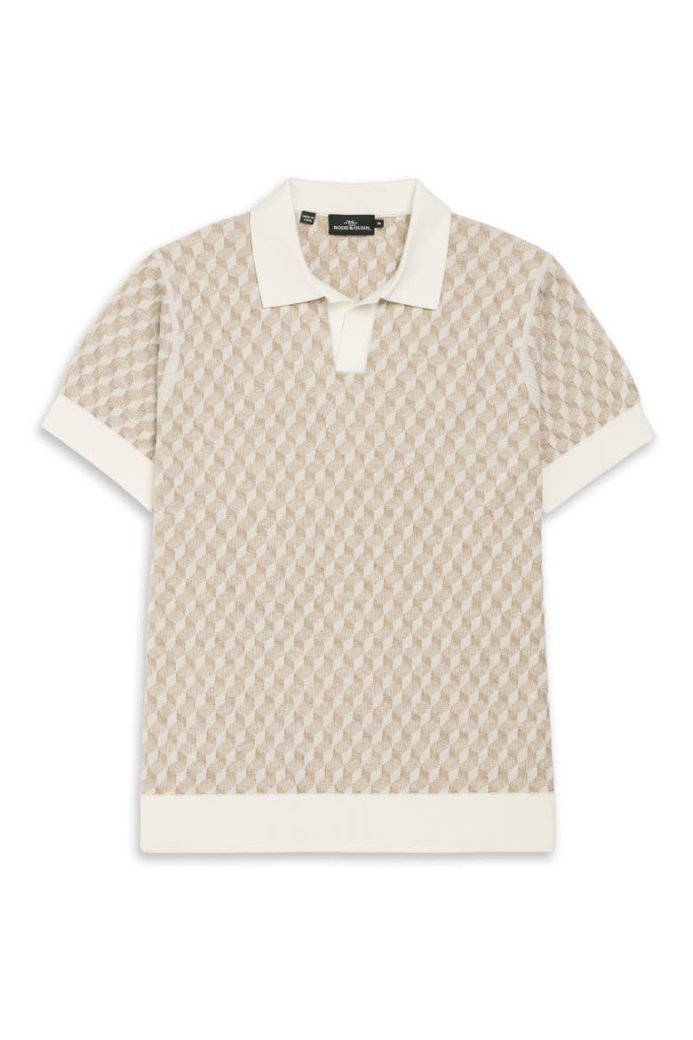 Galdfield Johnny Collar Polo, Alternate, color, CREAM