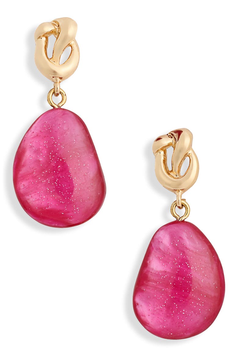 Violeta Drop Earrings, Main, color, GOLD
