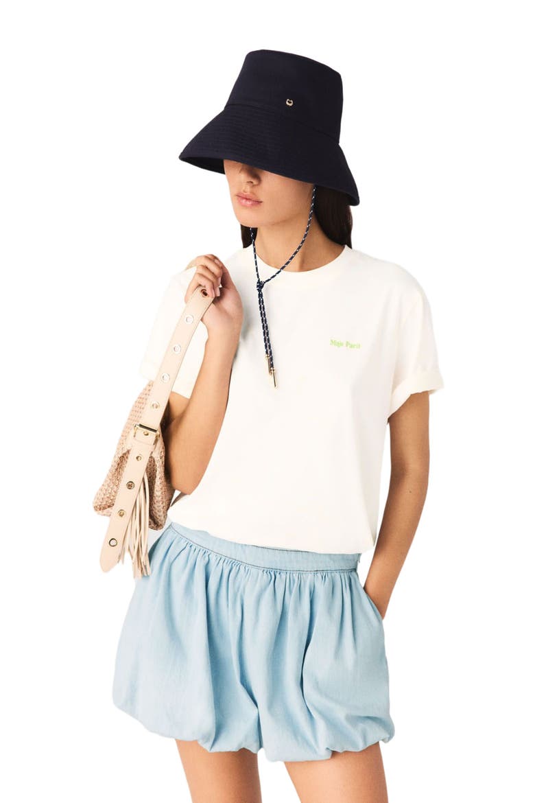 Summer print T-shirt, Main, color, White