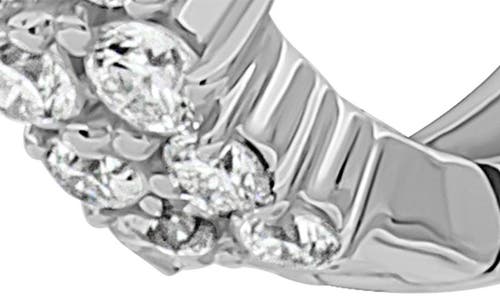 Bony Levy Liora Diamond Hoop Earrings In 18k White Gold