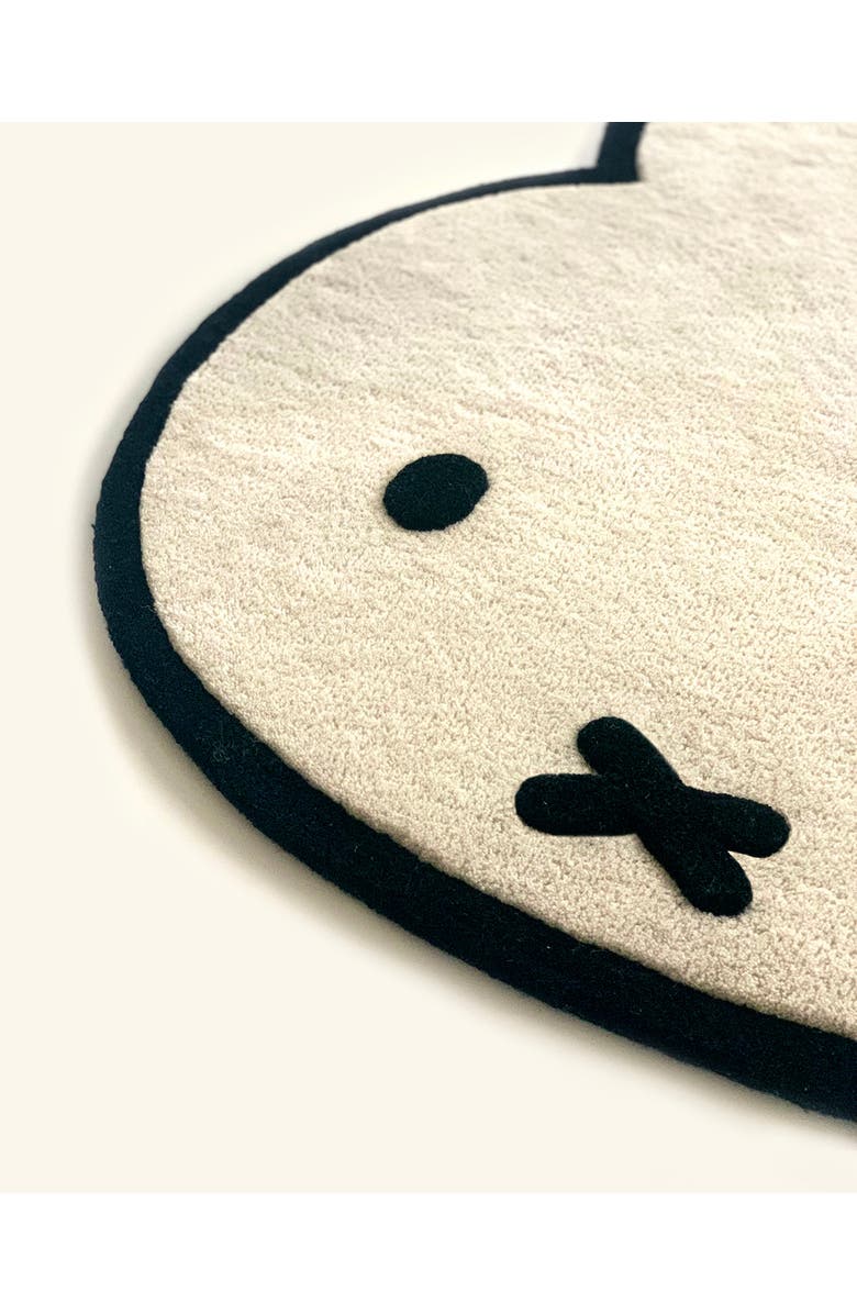Maison Deux Nijntje Miffy Rug, Alternate, color, Cream / Black Print
