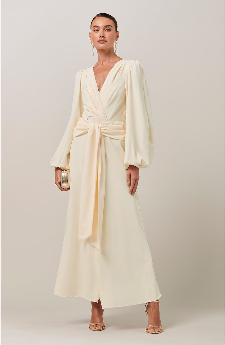 SAVEL Jonah Midi Dress, Main, color, Ivory