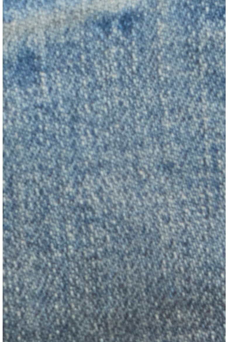 Coated Gradient Skinny Jeans, Alternate, color, MID INDIGO