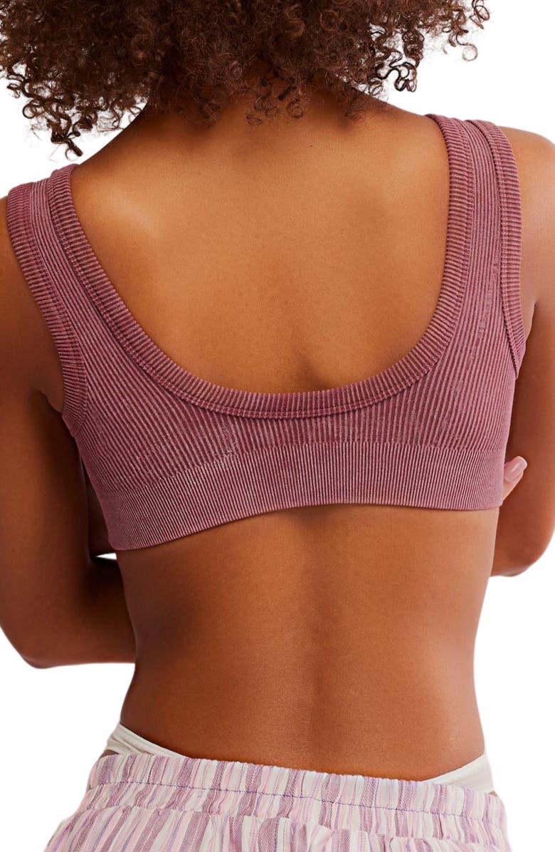 Free People Intimately FP Rib Bralette, Alternate, color, Renaissance Rose