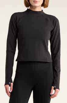 LAYER 8 Power Heat Base Layer Long Sleeve Crop Pullover