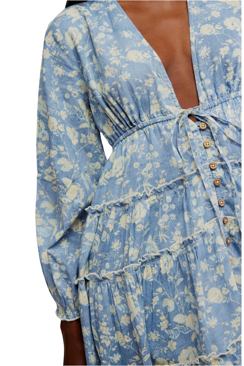 Pappiet Midi Dress, Alternate, color, BLUEBELL COMBO