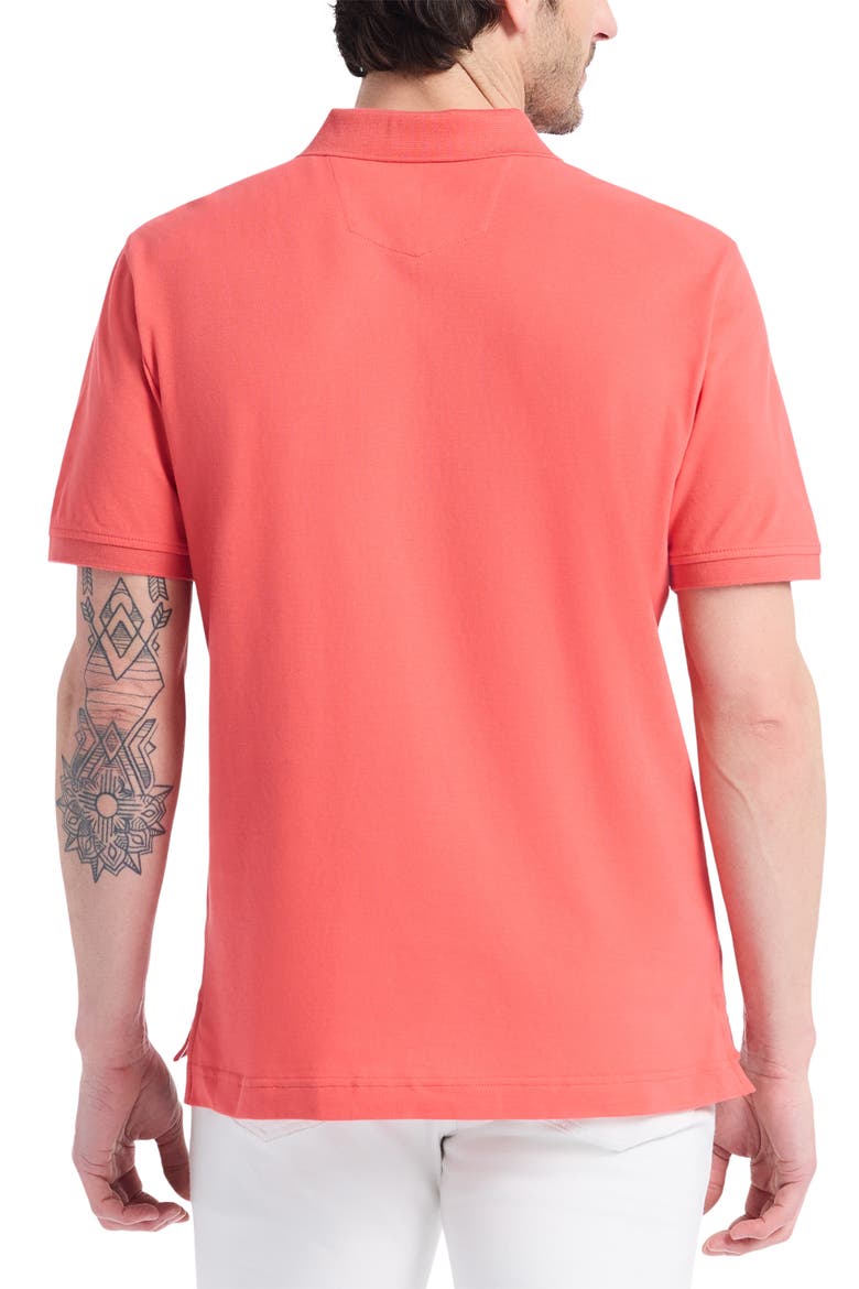 Devil Cotton Polo, Alternate, color, CORAL