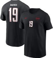 Nike Men's Nike Alphonso Davies Black Canada Soccer Away Name & Number T-Shirt