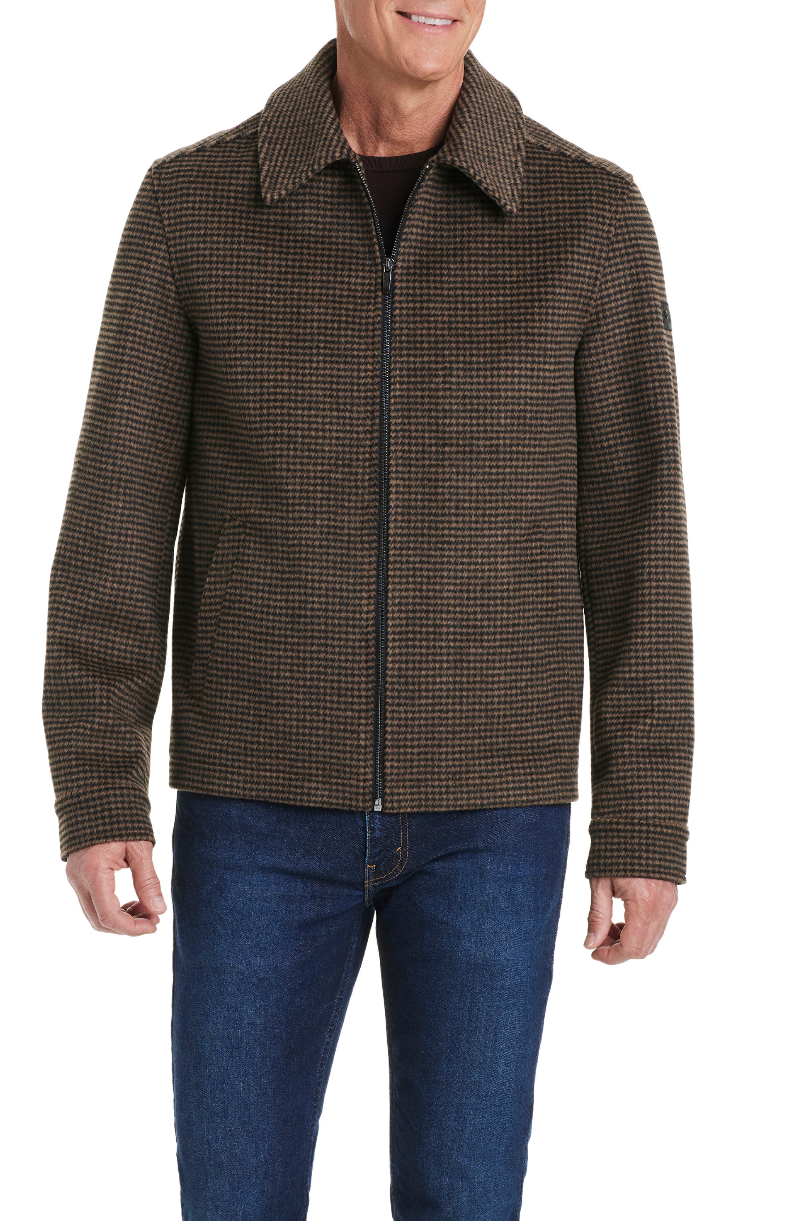 Мужские куртки Vince Camuto Plaid Flannel Zip Jacket — фото 5