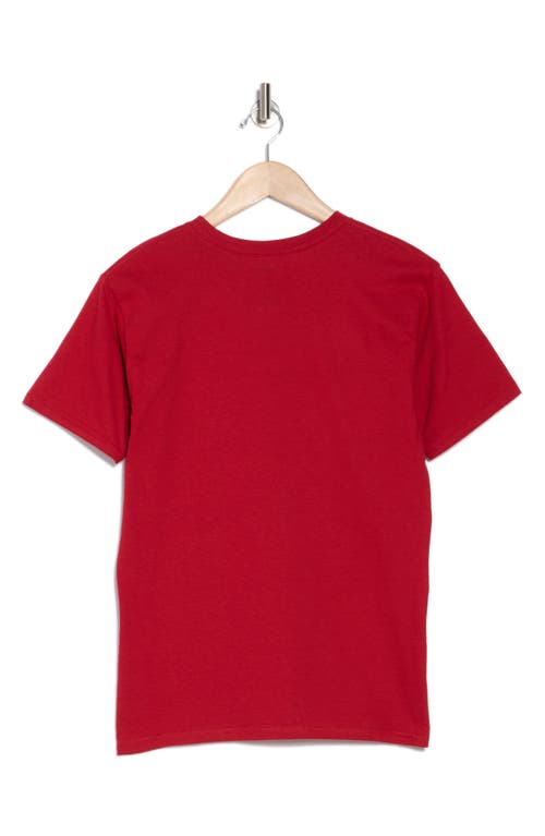 Vans Dancing Flowers Graphic T-shirt In Cardinal