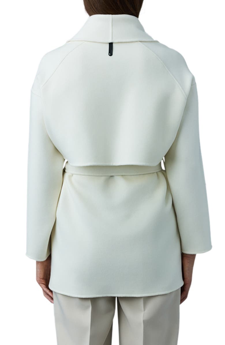 Mackage Tyra Wool Coat, Alternate, color, Cream