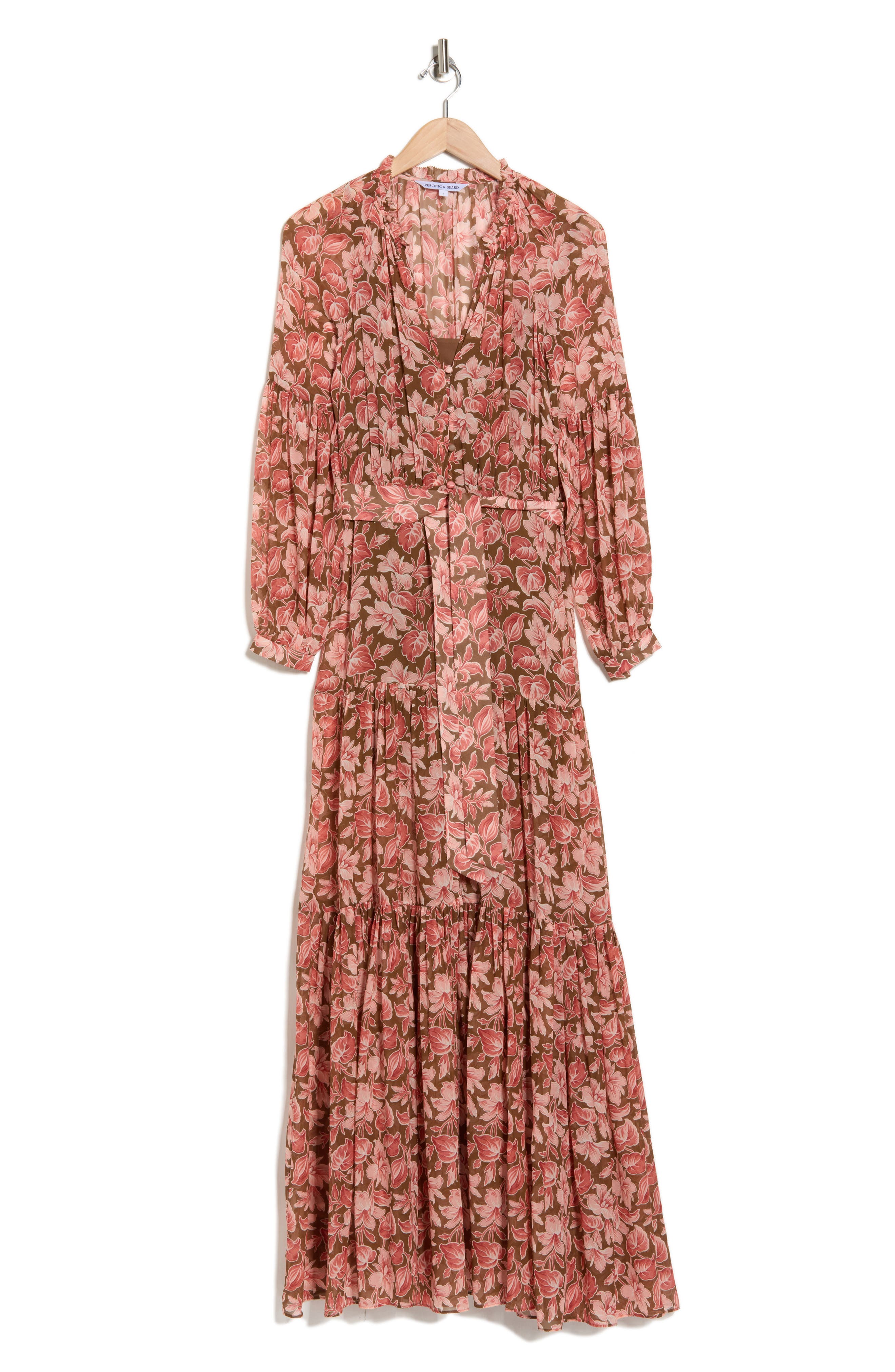 veronica beard isra silk dress Veronica Beard Isra Multi-Print Silk Maxi Dress