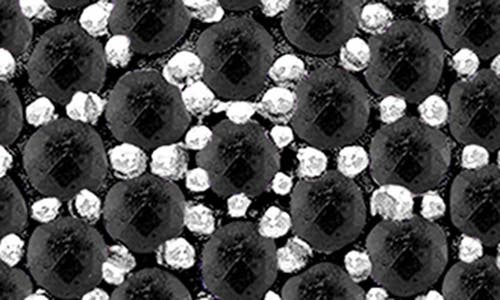 Samuel B. Sterling Silver Black Spinel Pavé Clover Necklace In Black